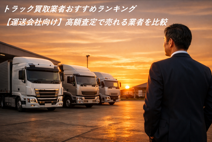 トラック買取業者おすすめランキング     　                          　　　　　　　　【運送会社向け】高額査定で売れる業者を比較